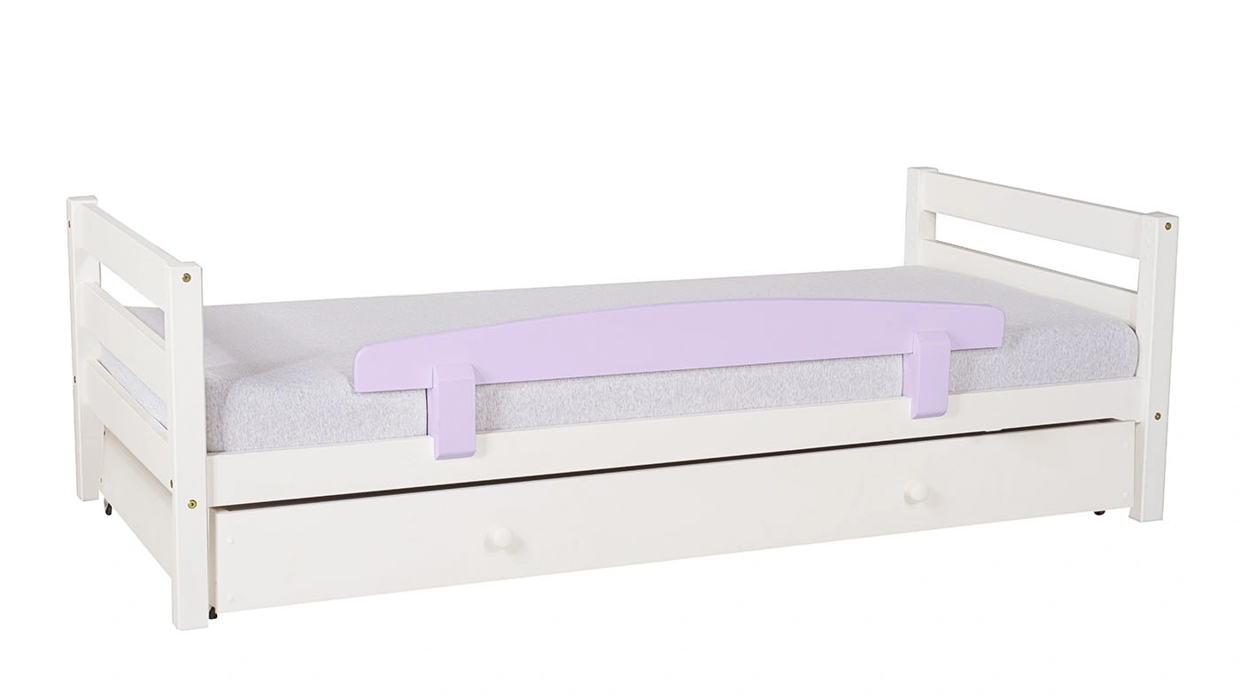 מיטת ילדים מיקה עם ארגז רוחב 80 ס"מ | ללא מעקה אחורי